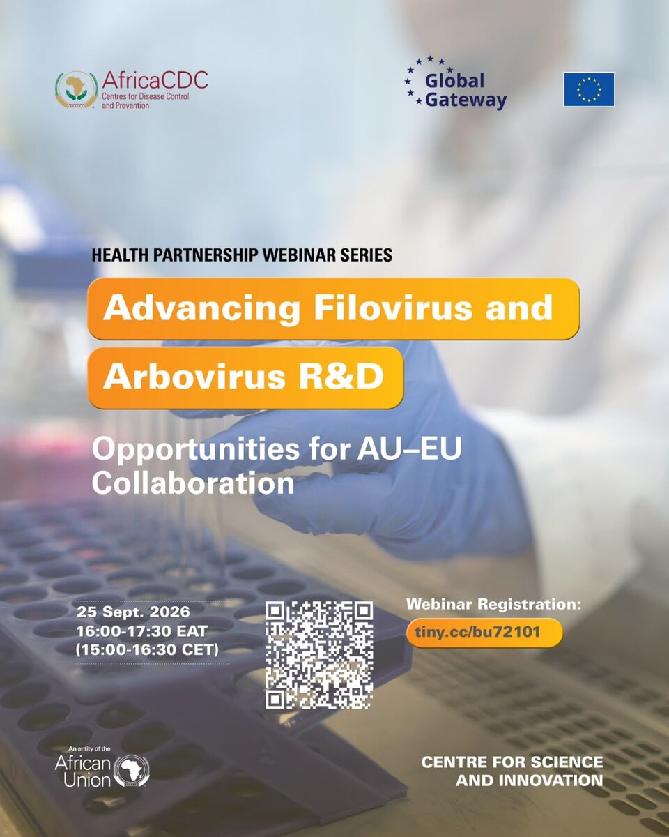 Filovirus and Arbovirus R&D webinar flyer