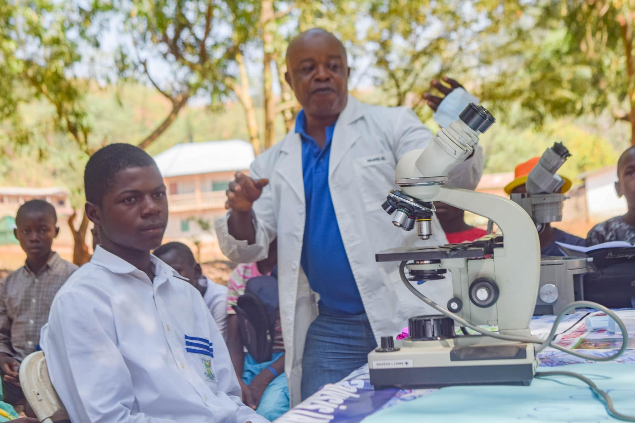 Introducing students to laboratory science, inspiring the next generation of African scientists.